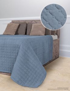 Покрывало "Luxor" стеганое диз. №16-4019 Лазурь