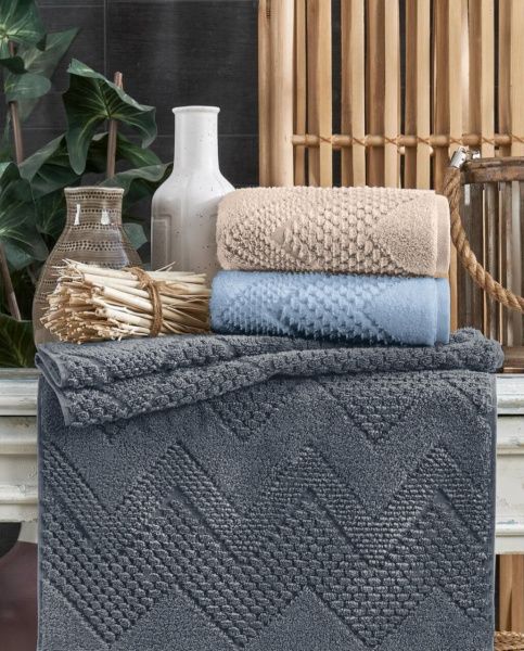 Полотенце махровое Luxor диз. Рокс 70х130 2